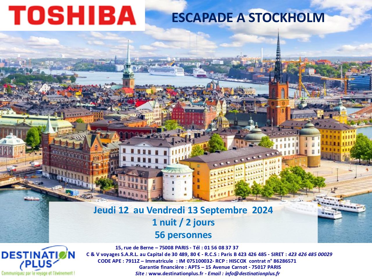 Toshiba Stockholm 2024 | Voyages